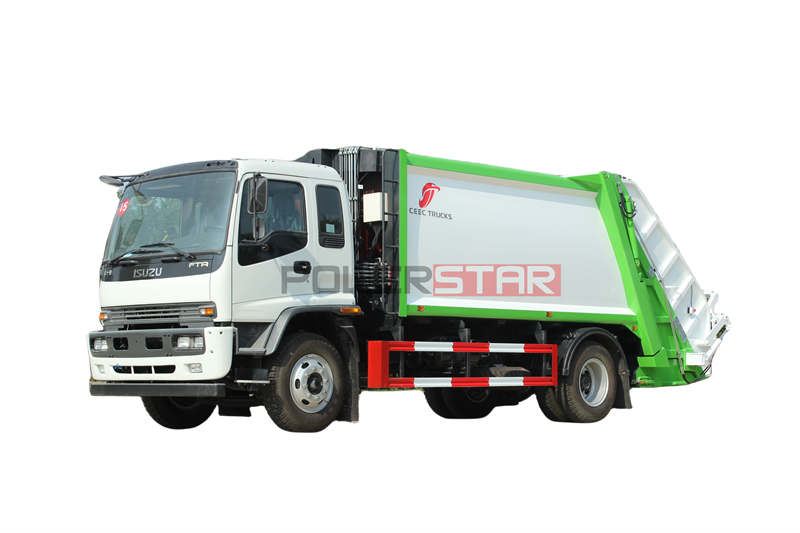 Isuzu FTR garbage compactor truck