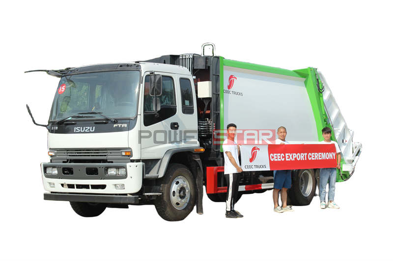 Isuzu FTR garbage compactor truck