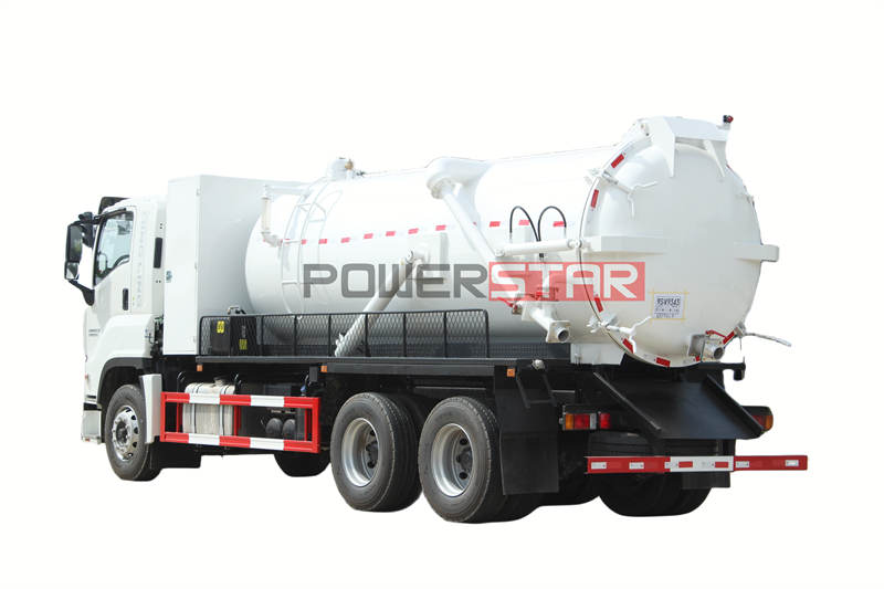 Isuzu giga septic tanker truck