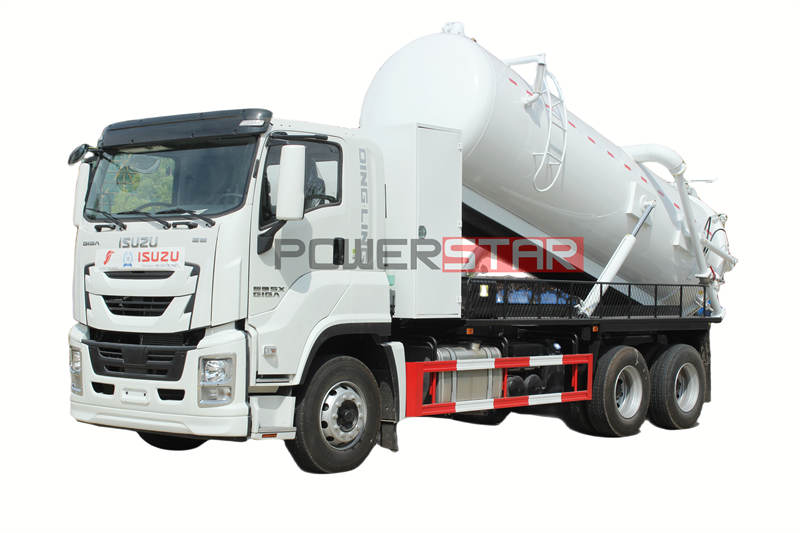 Isuzu giga septic tanker truck