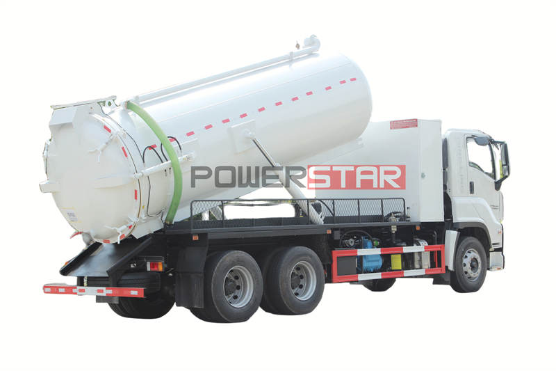 Isuzu giga septic tanker truck