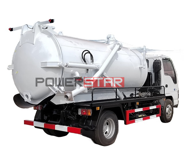 Isuzu 100P sewage suction truck