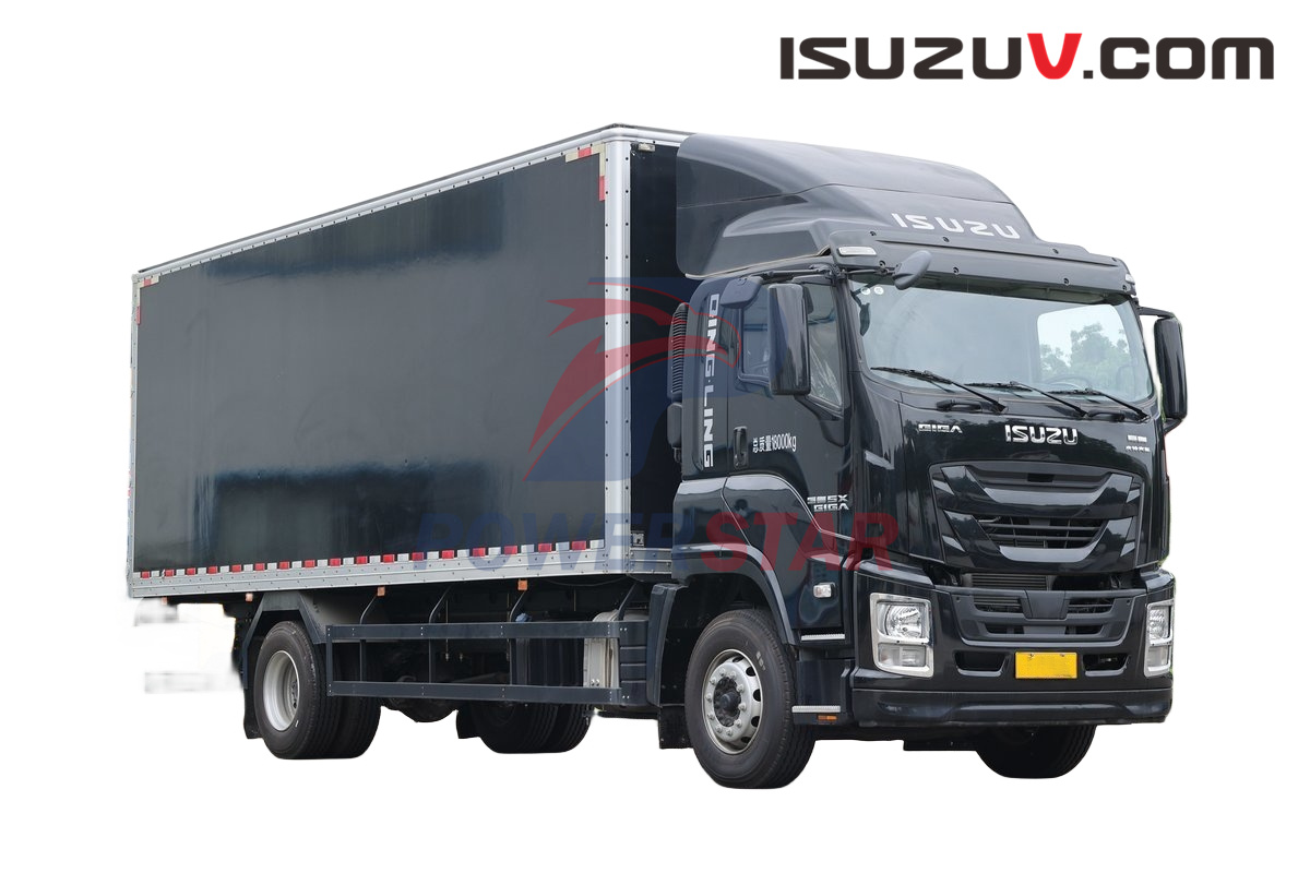 Isuzu giga cargo van truck specification price pictures