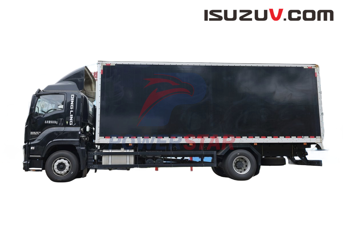 Isuzu giga cargo van truck specification price pictures