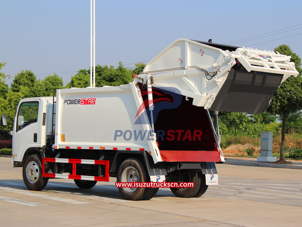 Isuzu waste compactor trucks