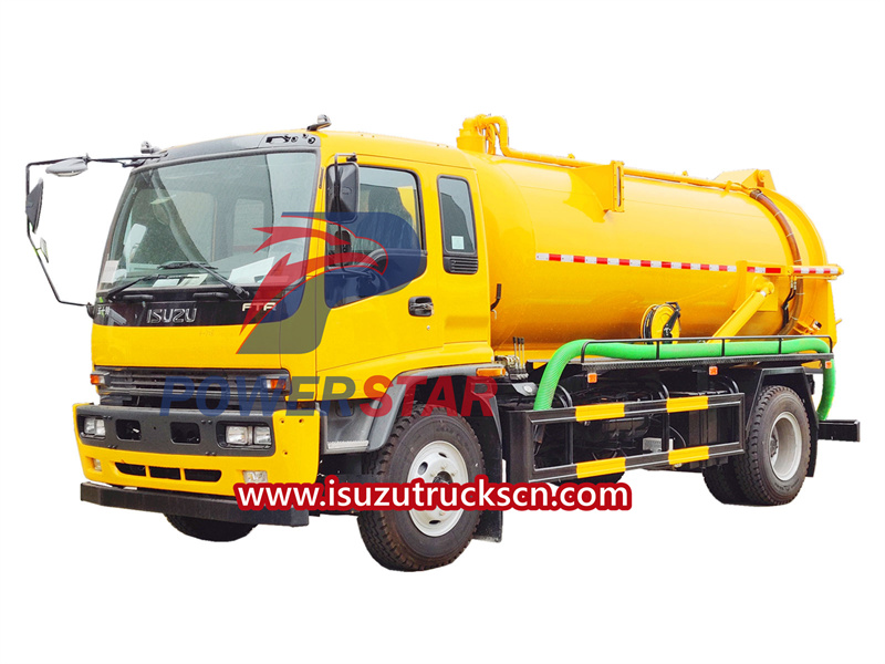 isuzu wastewater pump truck