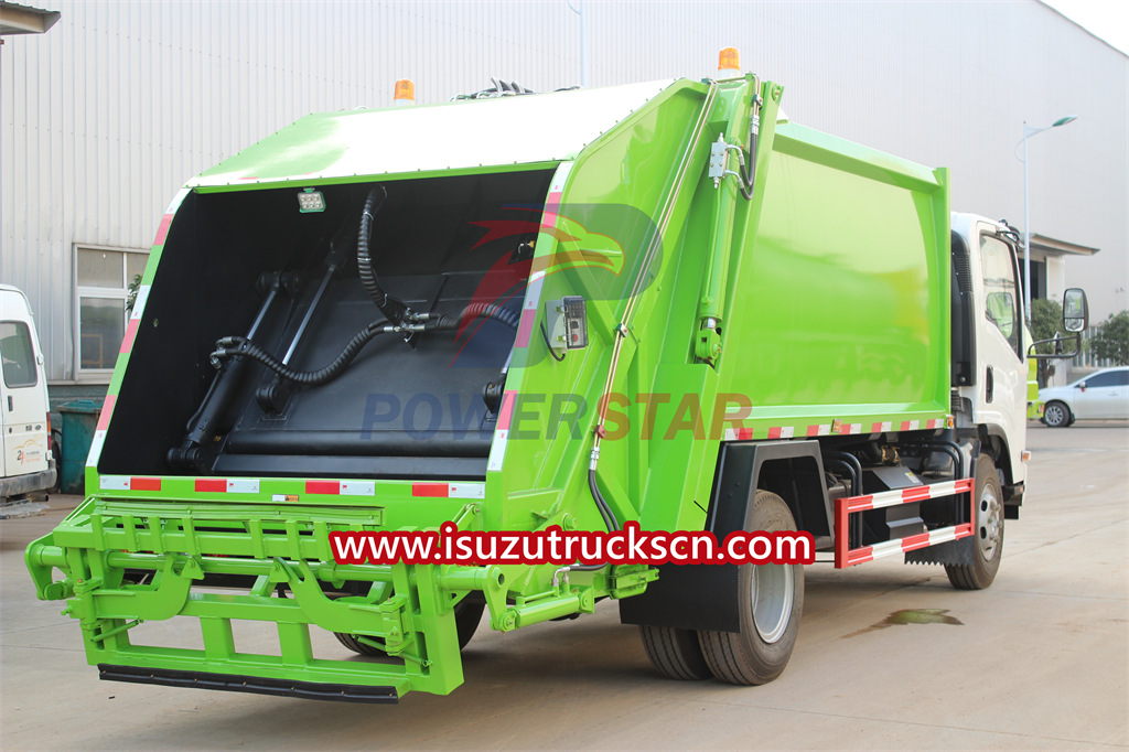 ISUZU NPR 10cbm refuse compactor truck low price