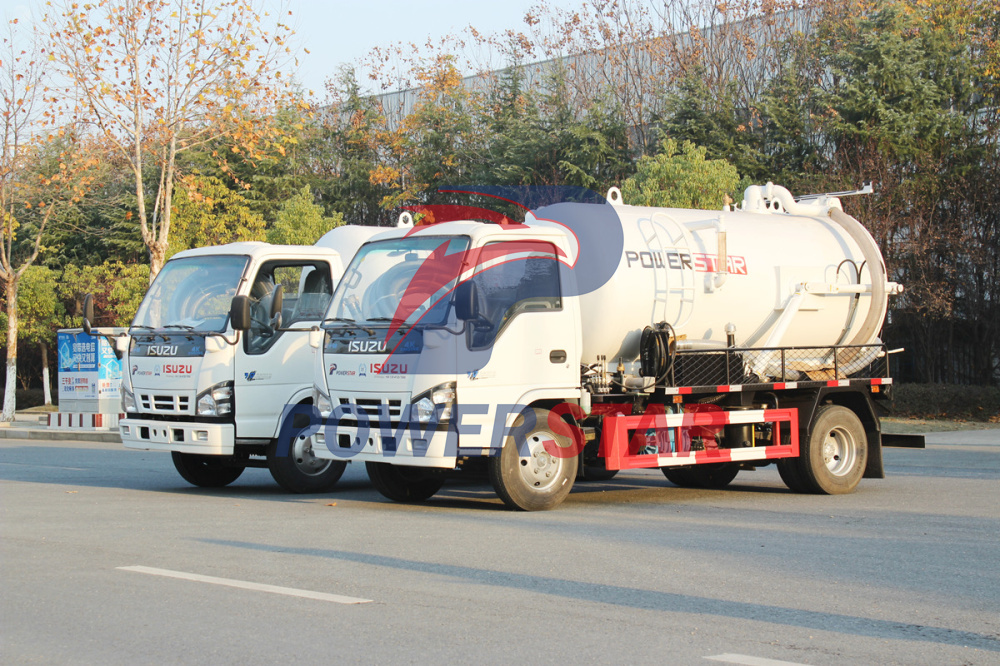 Philippines Isuzu sewer cleaner truck factory