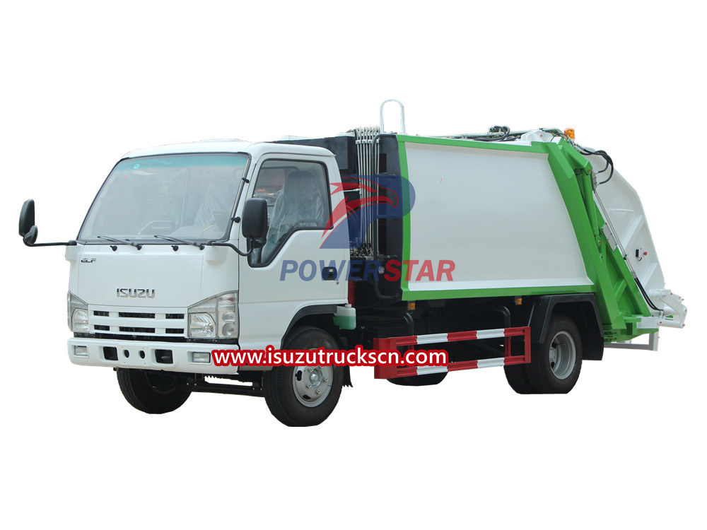 Isuzu rear end loader truck