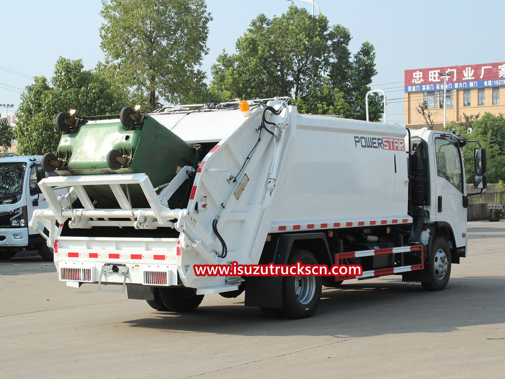 trash compactor truck