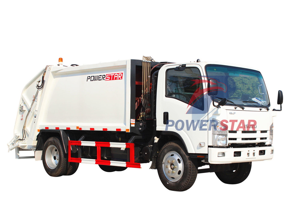 Isuzu waste compactor trucks