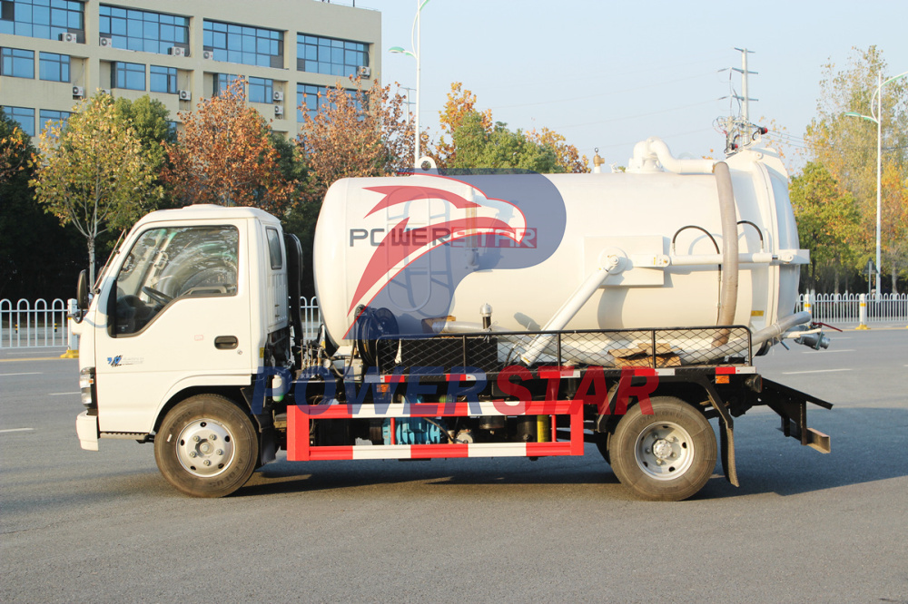 Philippines Isuzu sewer cleaner truck factory