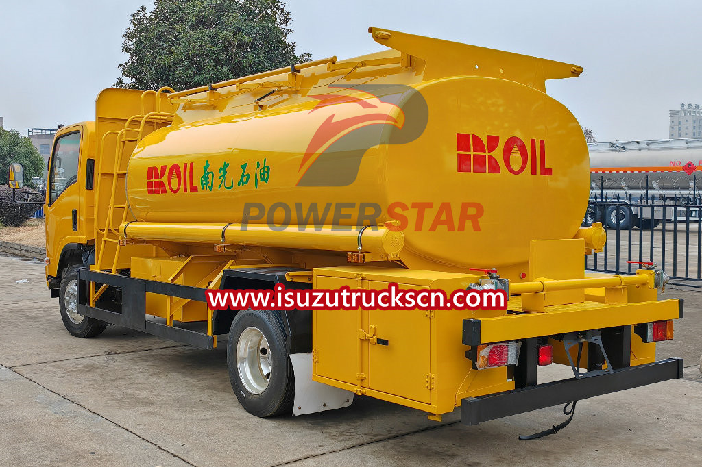 Isuzu NPR oil bowser truck RHD fuel tanker