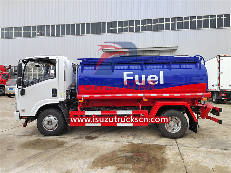 ISUZU mobile fuel tanker truck export to Africa