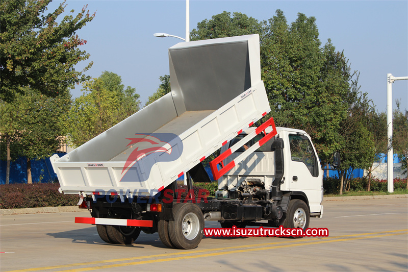 Isuzu garbage dumper truck