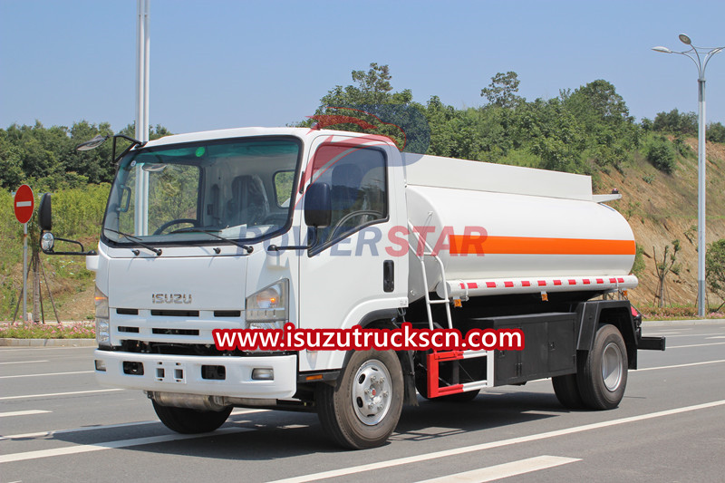 Isuzu NPR 5000liters fuel bowser tank truck