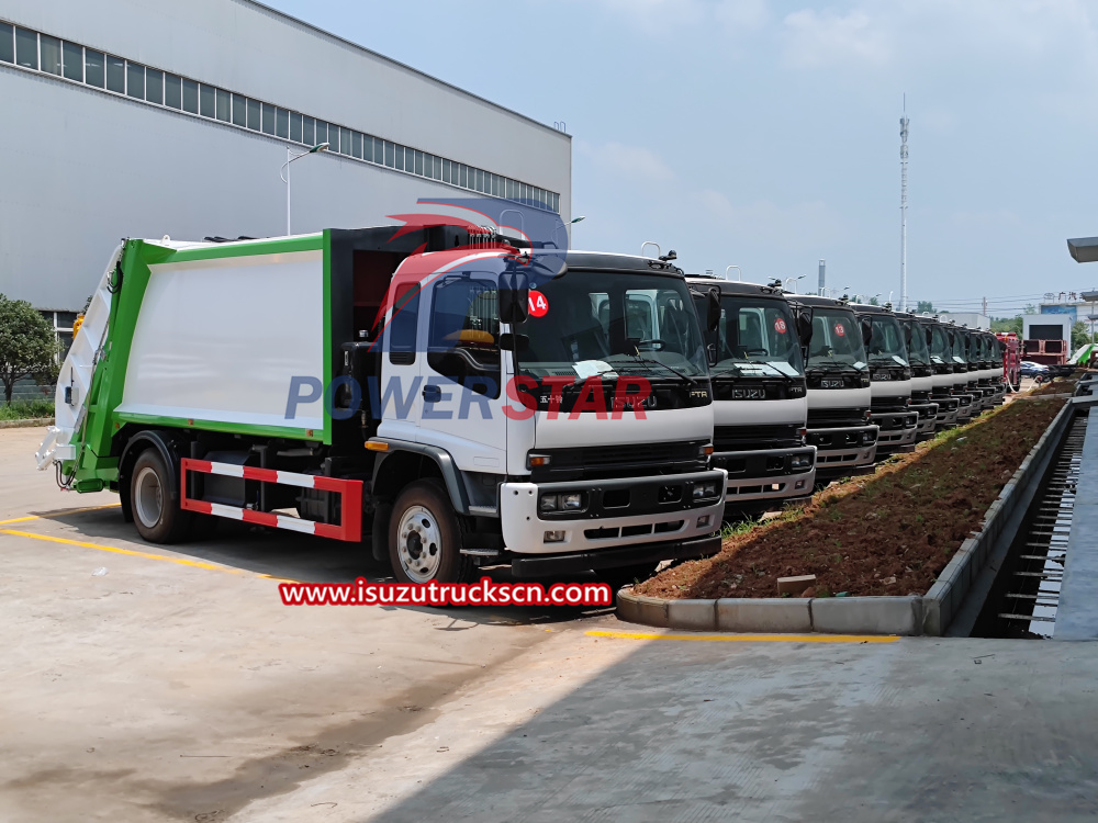 Refuse compactor truck Isuzu factory testing check list