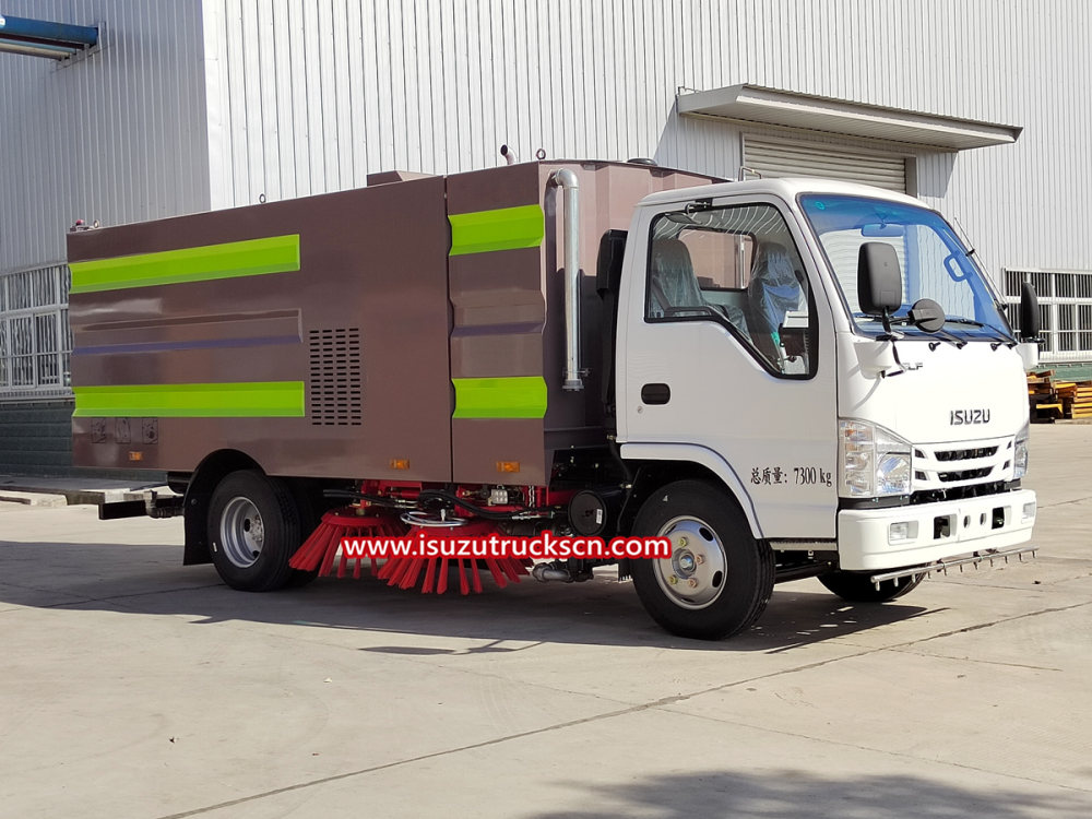 Mechanical Broom Sweeper Truck Isuzu