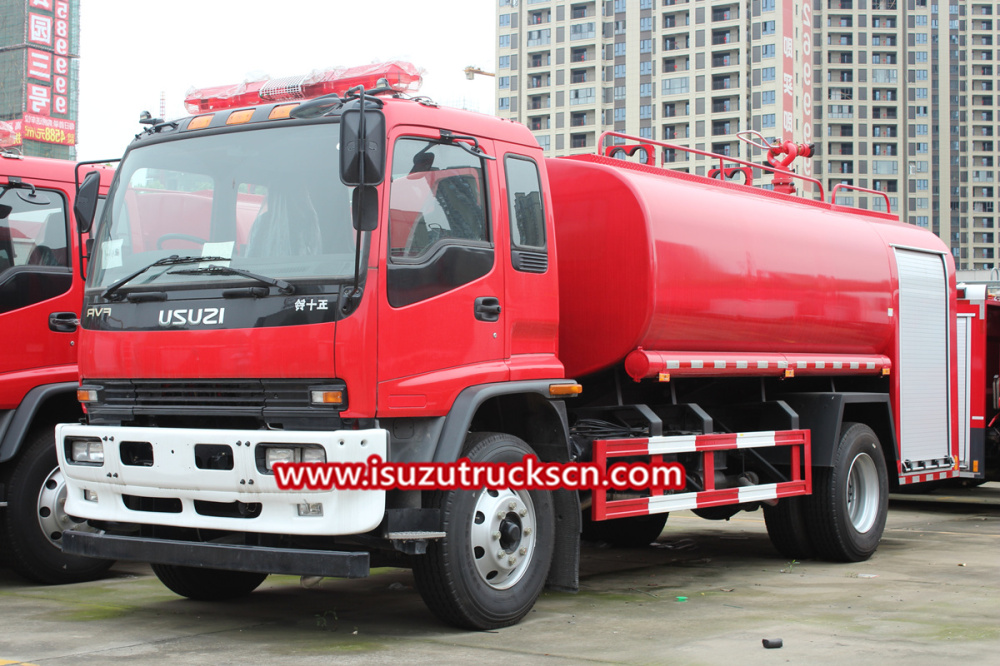 Water Tank Fire Truck by Isuzu