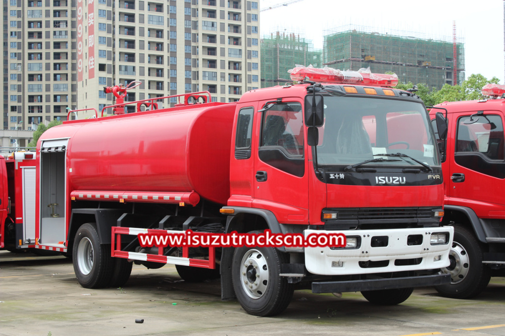 Water Tank Fire Truck by Isuzu