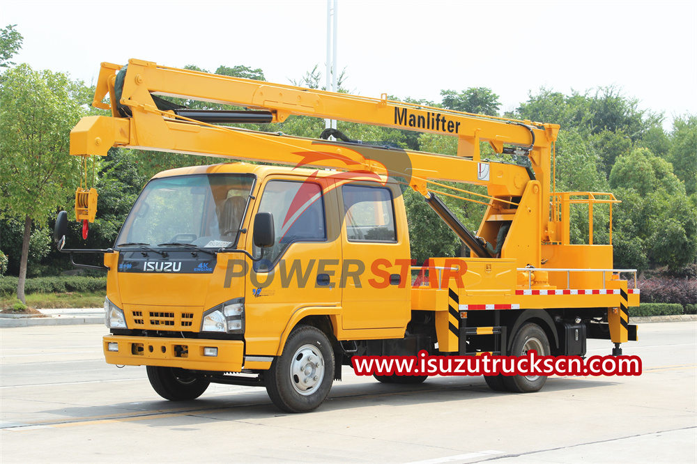 Isuzu manlifter truck