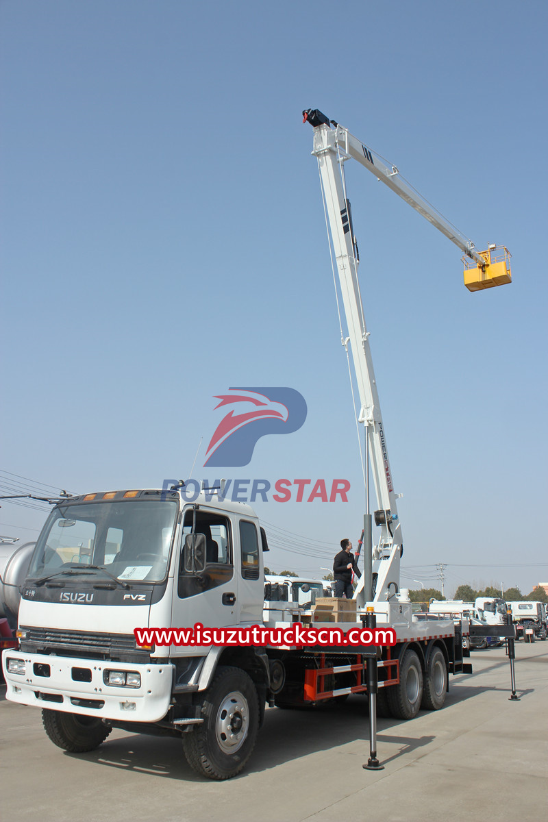 Isuzu 22m bucket truck