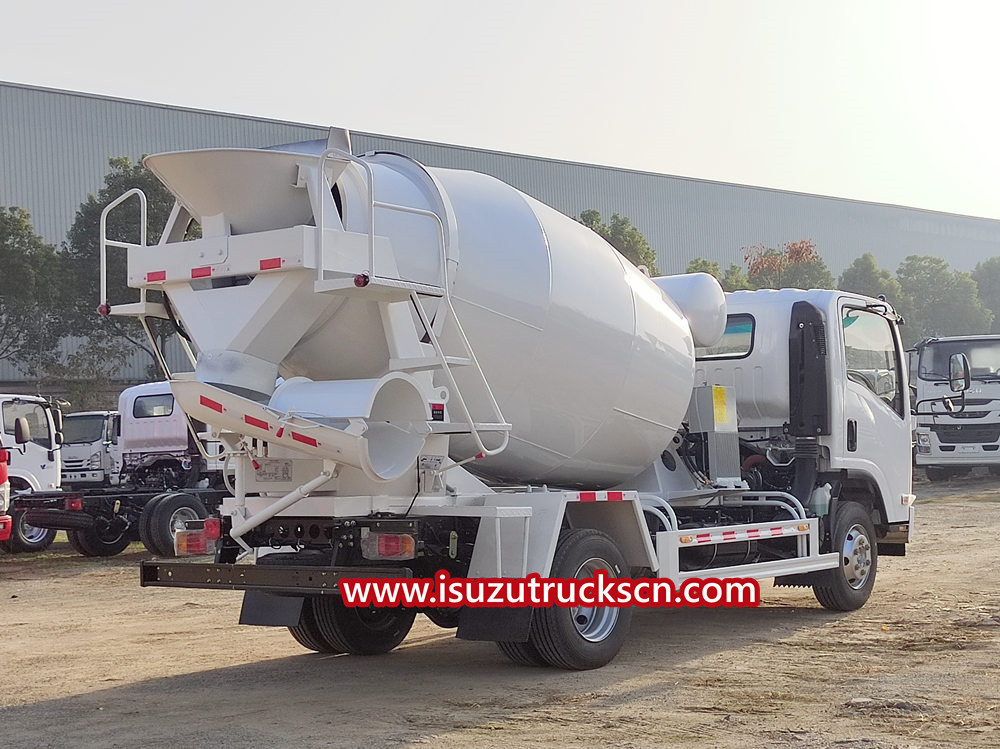 Isuzu concrete mixer truck