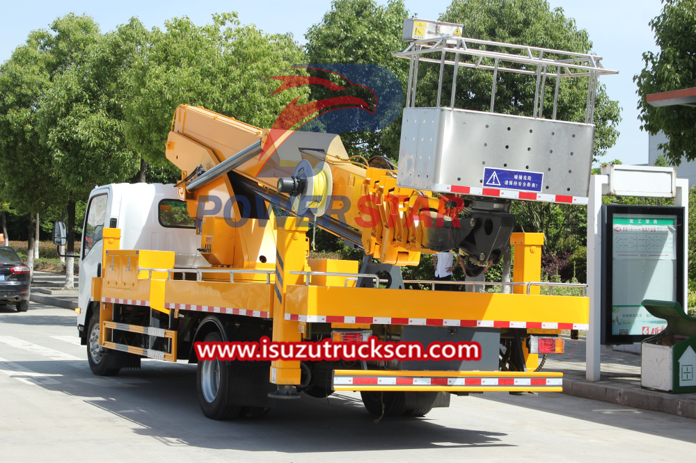 Factory Isuzu Bucket Man Lift Aerial Platform Truck