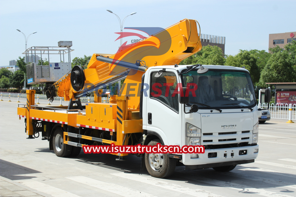 Factory Isuzu Bucket Man Lift Aerial Platform Truck