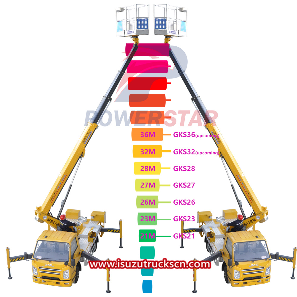 Factory Isuzu Bucket Man Lift Aerial Platform Truck