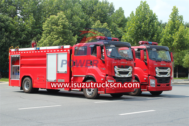 Isuzu fire engine