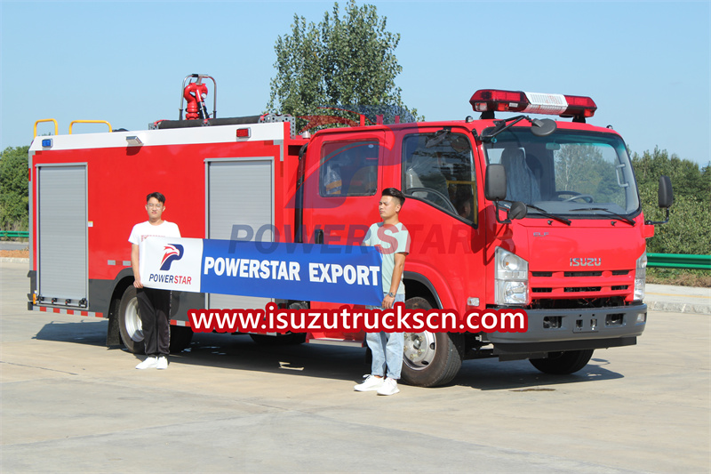 Isuzu fire tender NPR