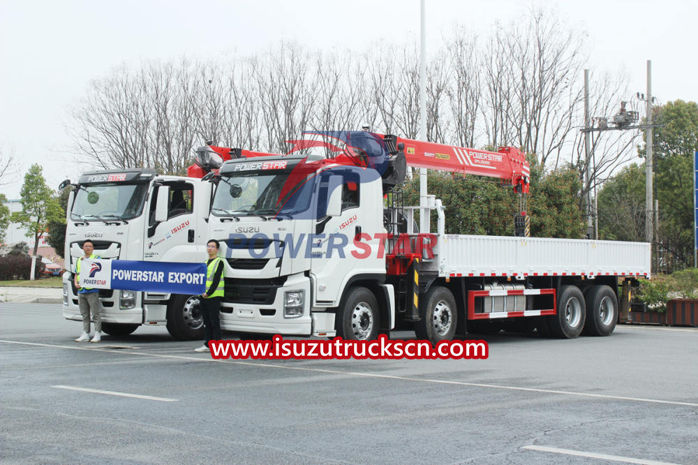 HMDJV GIGA Isuzu 10ton Palfinger Stiff Boom Crane Truck Manufacturer