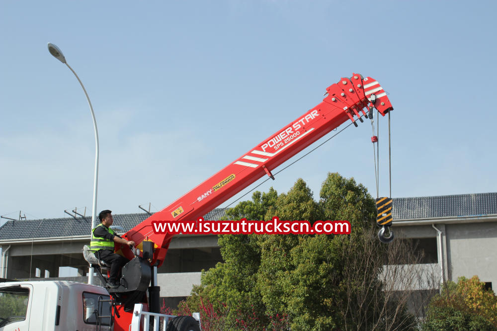 HMDJV GIGA Isuzu 10ton Palfinger Stiff Boom Crane Truck Manufacturer