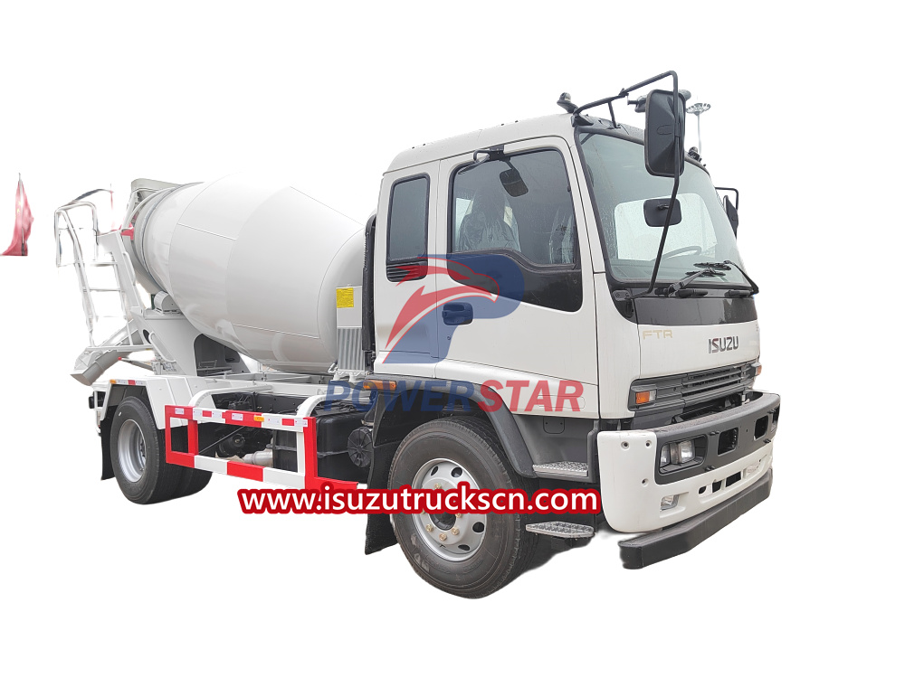 Philippines ISUZU FTR Concrete Transit Mixer Truck