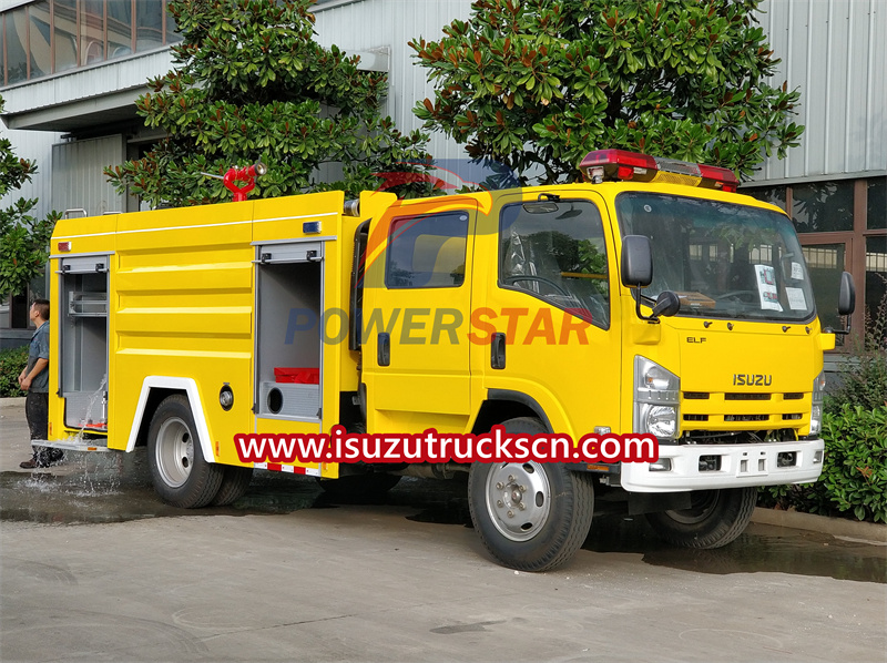 Isuzu fire truck ELF