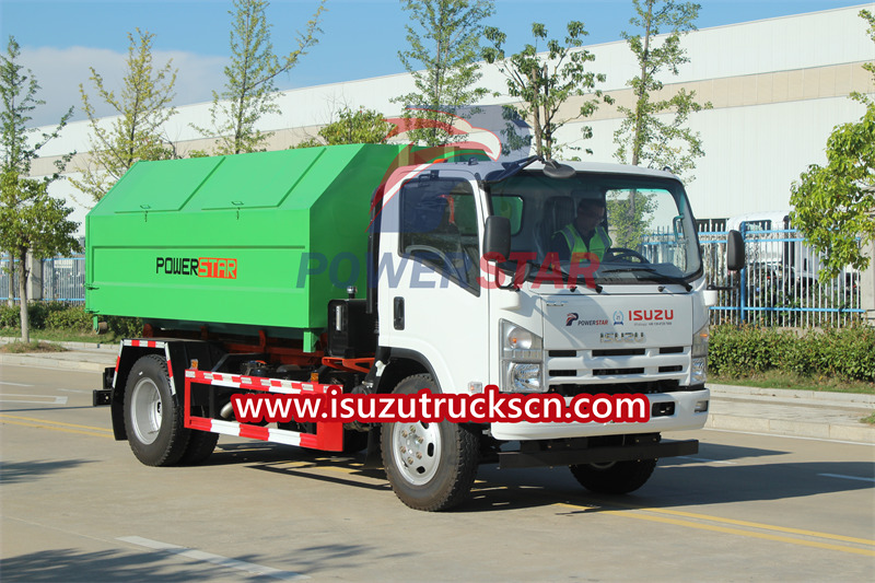 Isuzu hook loader truck