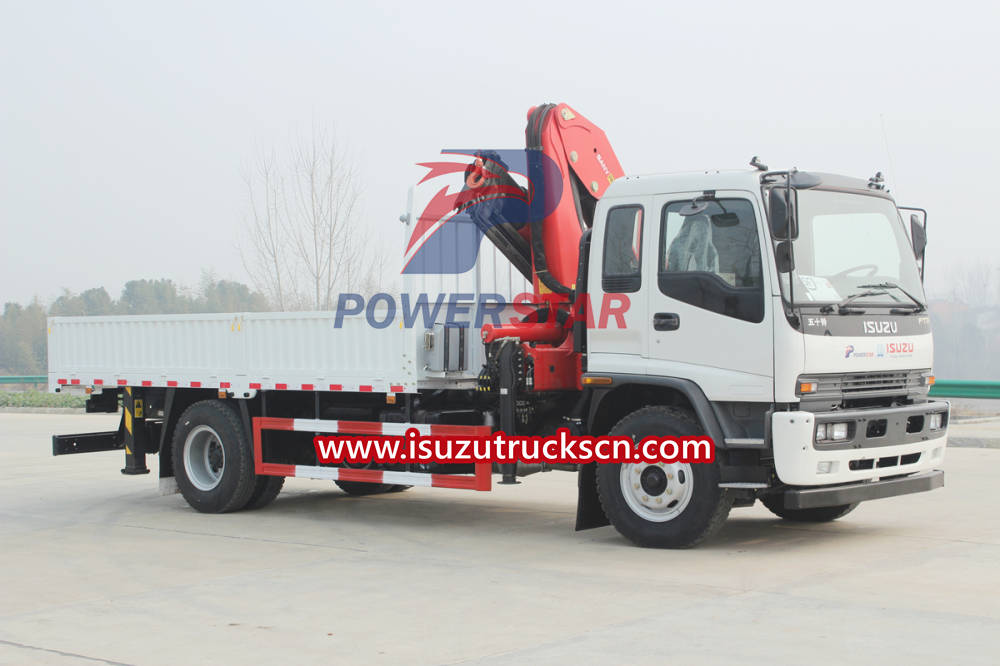 Isuzu self loader palfinger SPK23500 crane boom truck