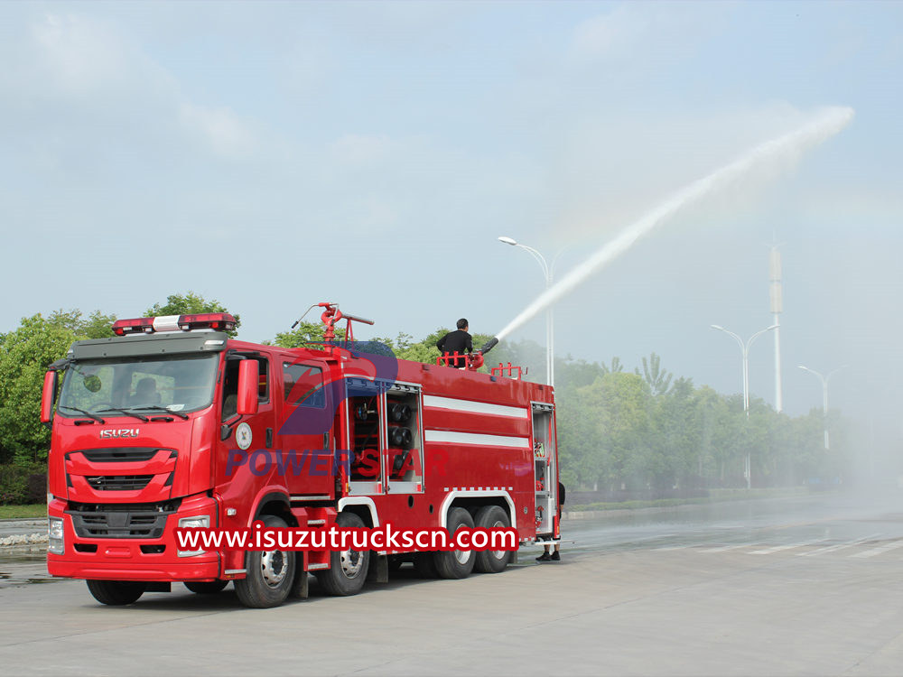 Isuzu fire truck