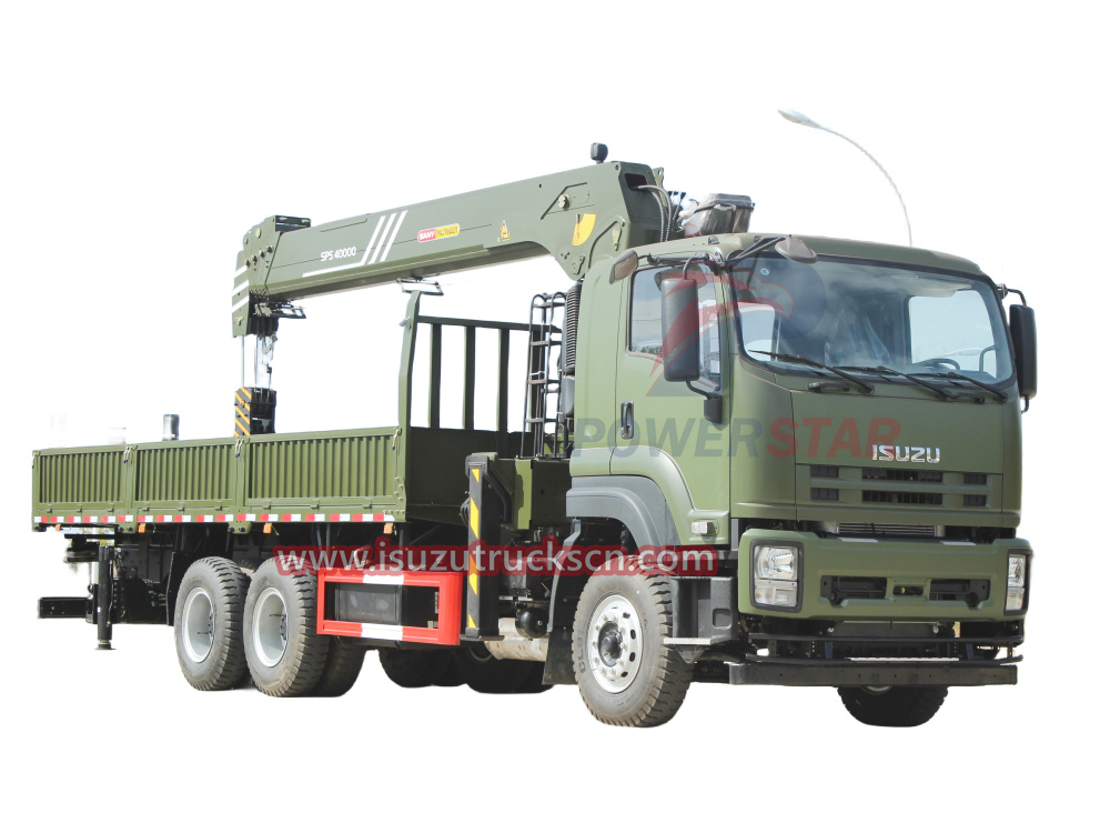 Isuzu giga Truck With Boom Crane Palfinger