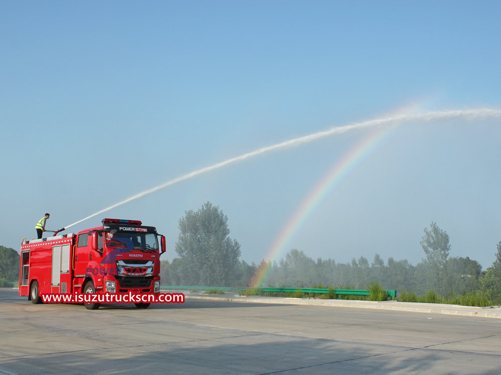 Isuzu fire truck