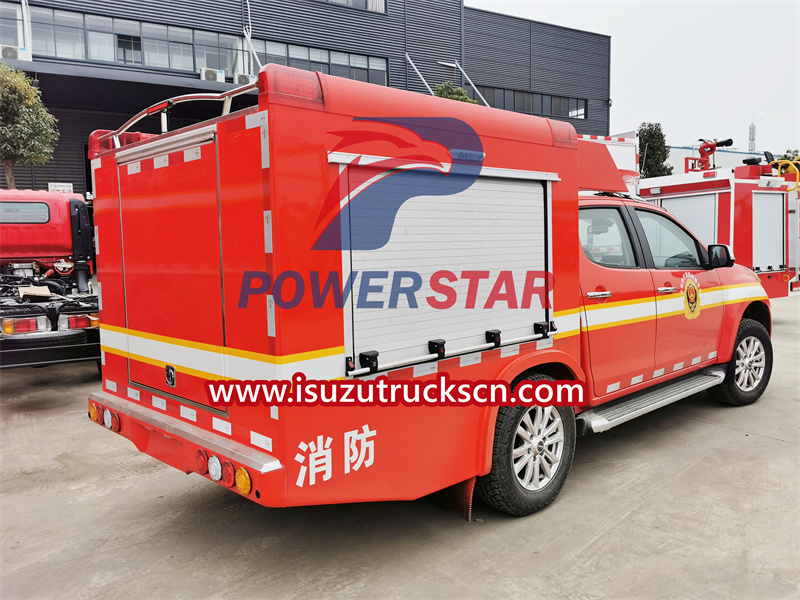 Isuzu pickup fire truck