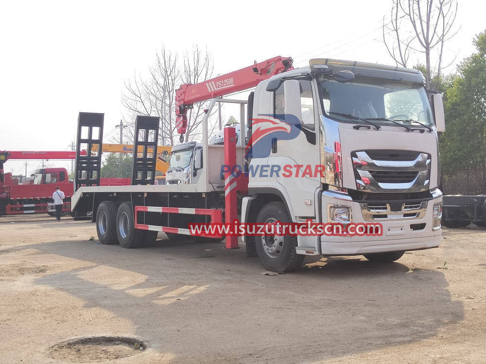 Isuzu GIGA 10whels Self Loading truck with Crane and Winch