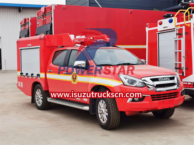 Isuzu pickup fire truck