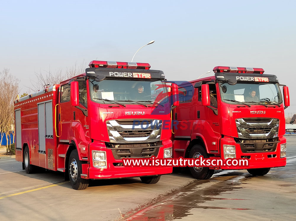 Isuzu fire truck