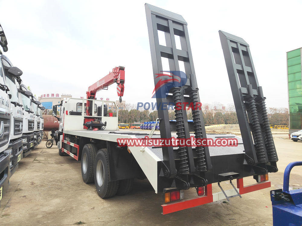 Isuzu GIGA 10whels Self Loading truck with Crane and Winch