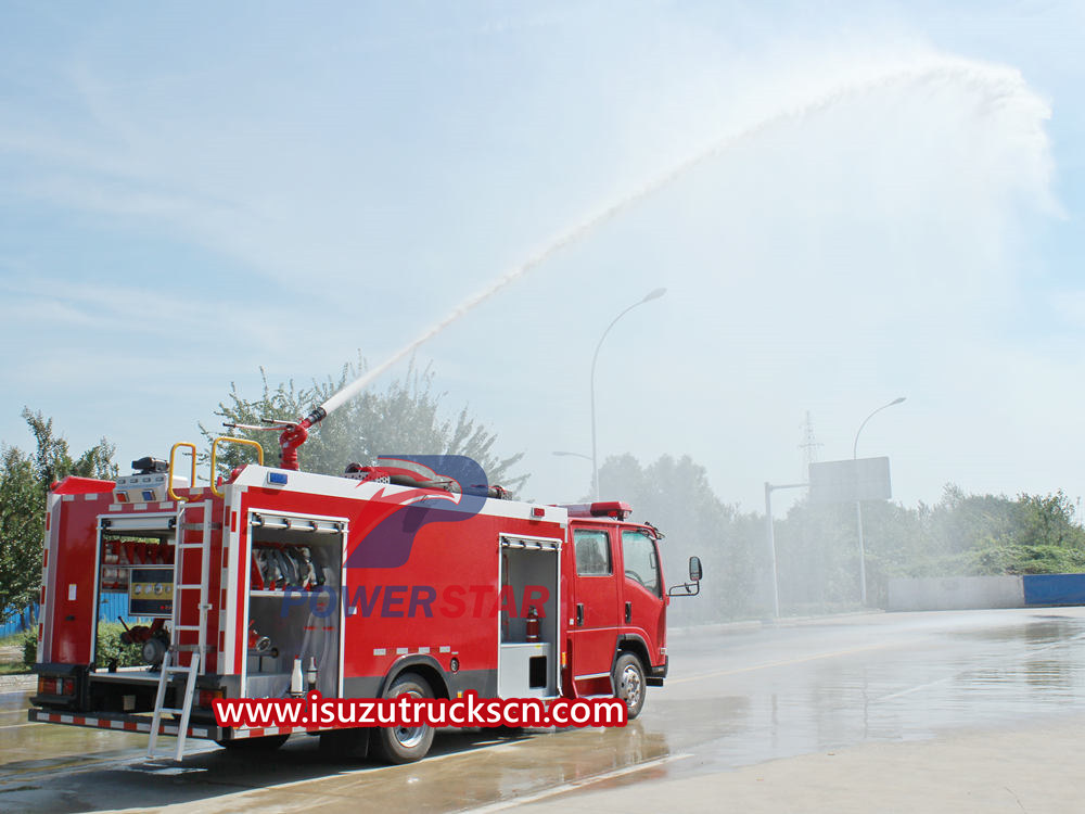 Isuzu fire truck