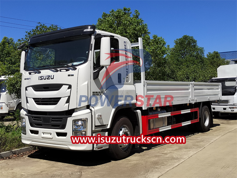 Isuzu GIGA 15tons flatbed cargo truck