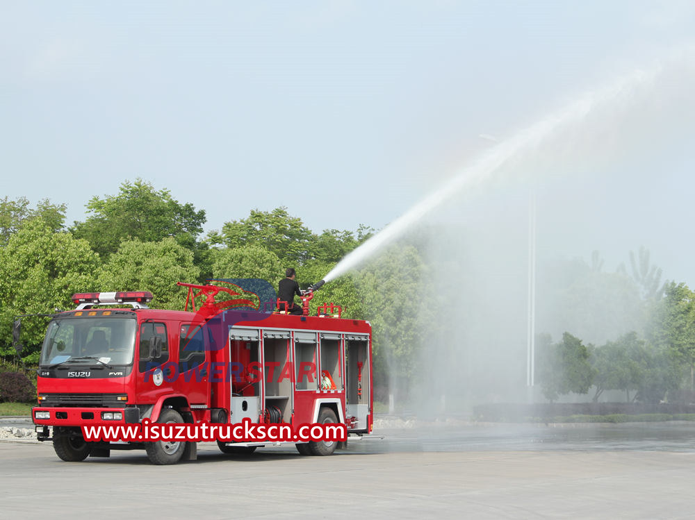 Isuzu fire truck