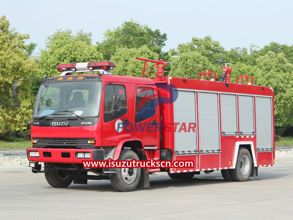 Isuzu fire truck